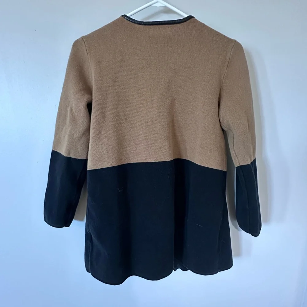 Charter Club Women's Milano Cotton Colorblocked Cardigan - Picture 5 of 5